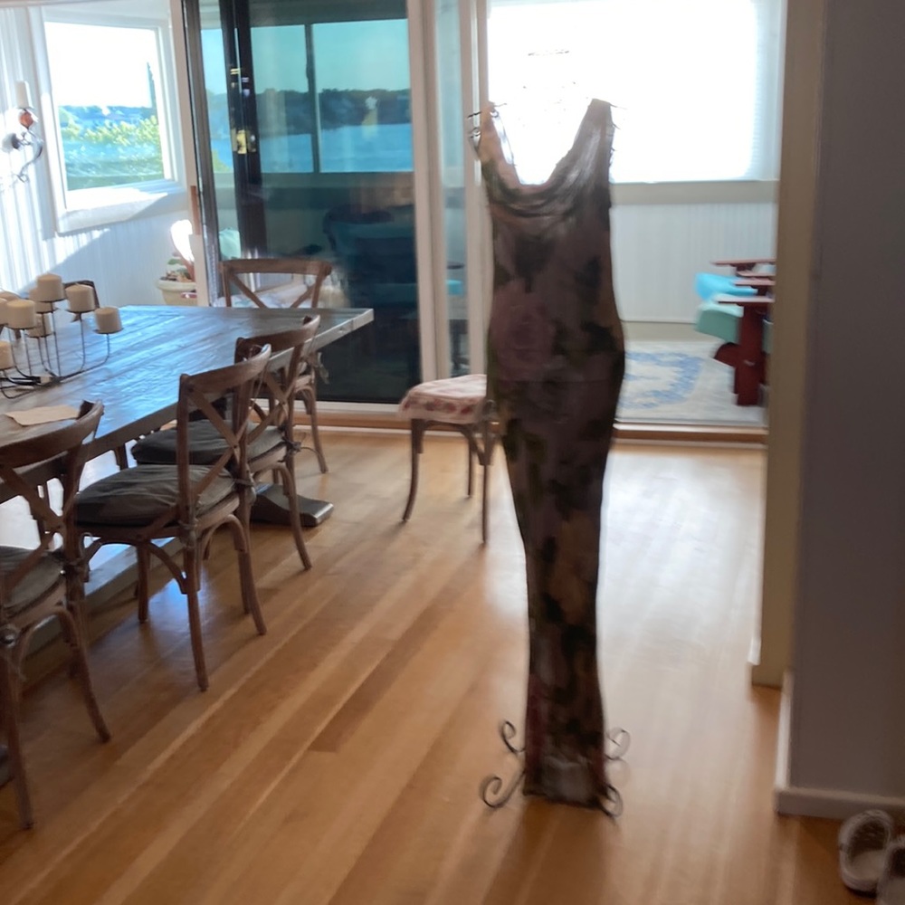 If Morticia wanted a floral dress